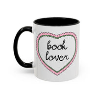 Book Lover Coffee Mug with Heart - BIG FRENCHIES