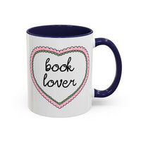 Book Lover Coffee Mug with Heart - BIG FRENCHIES