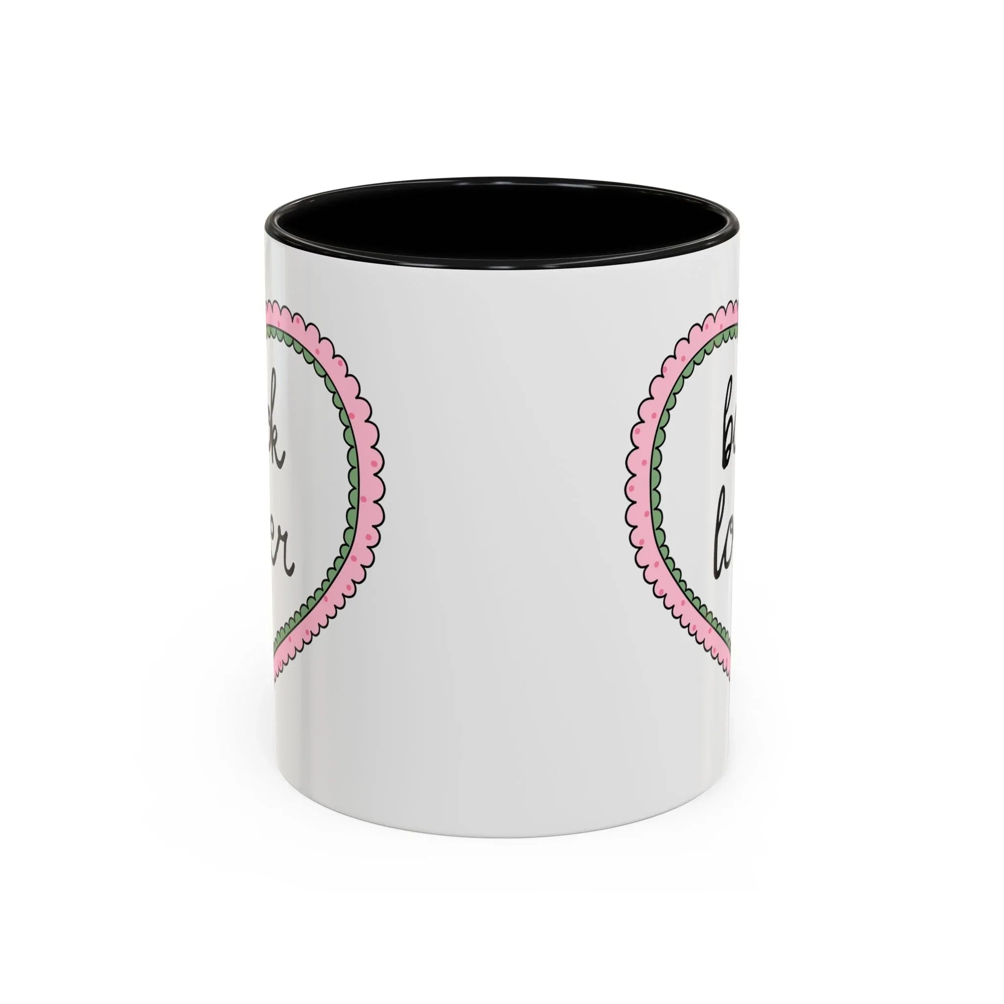 Book Lover Coffee Mug with Heart - BIG FRENCHIES
