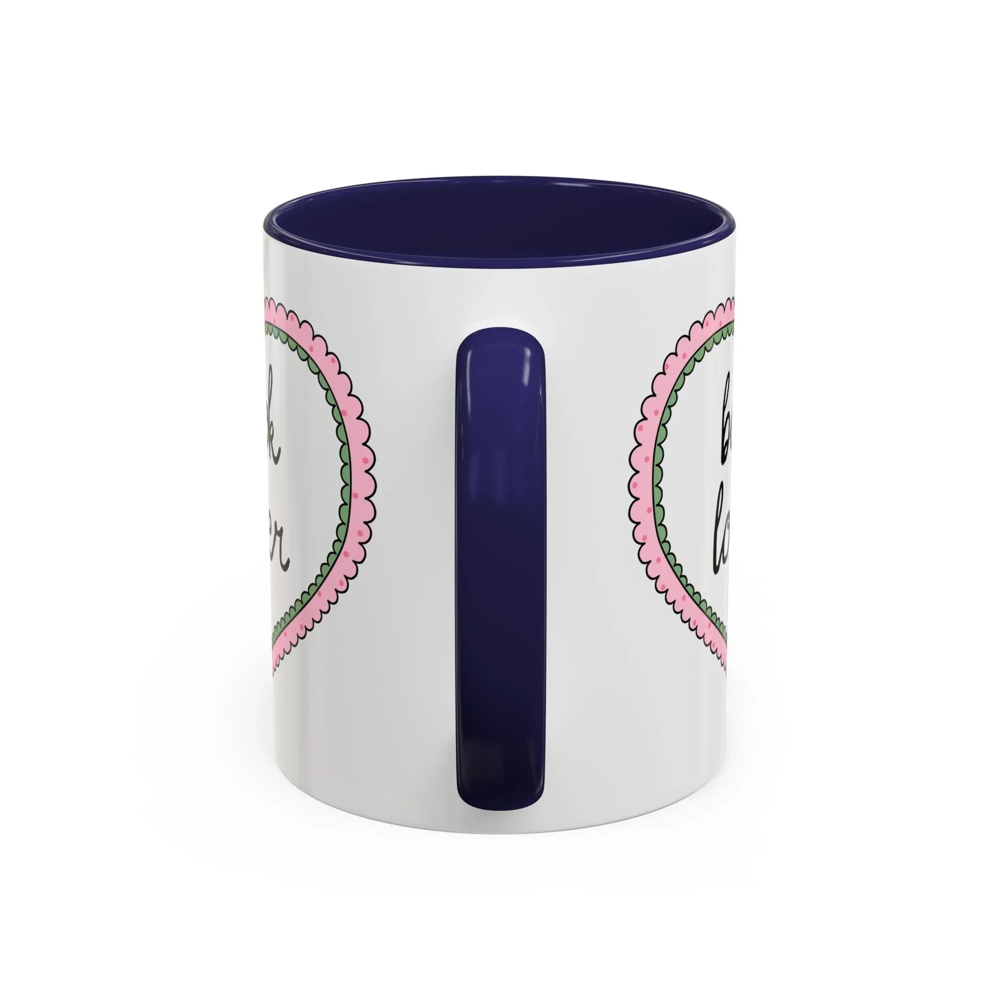 Book Lover Coffee Mug with Heart - BIG FRENCHIES