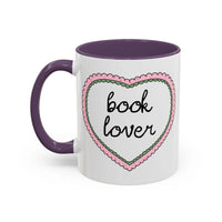 Book Lover Coffee Mug with Heart - BIG FRENCHIES