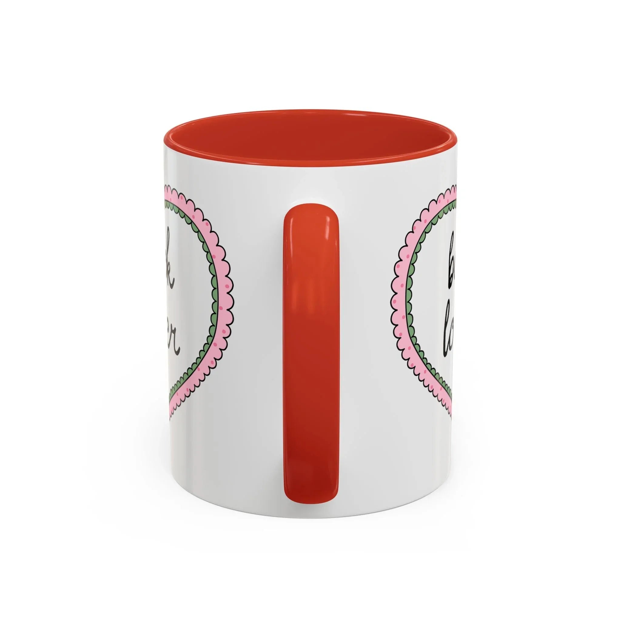 Book Lover Coffee Mug with Heart - BIG FRENCHIES