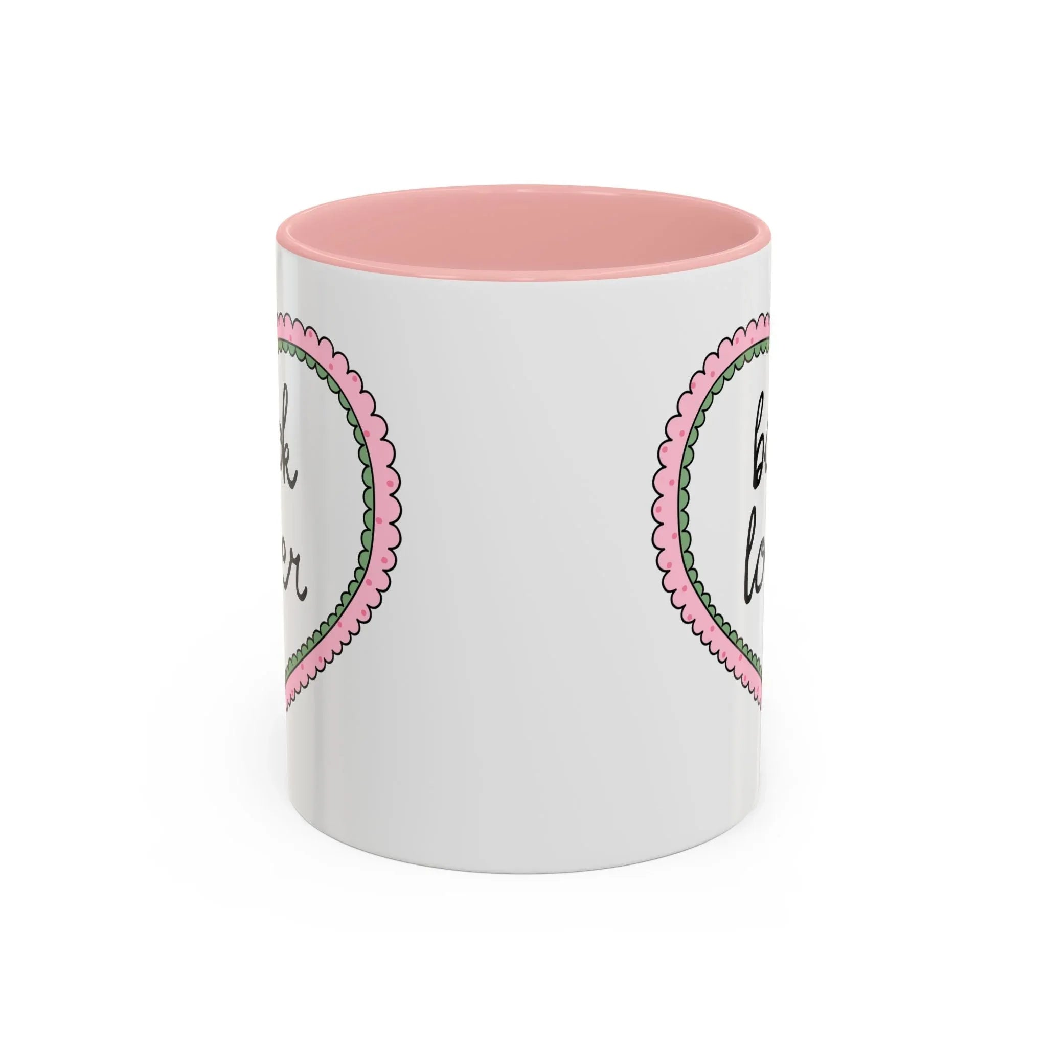 Book Lover Coffee Mug with Heart - BIG FRENCHIES