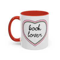 Book Lover Coffee Mug with Heart - BIG FRENCHIES