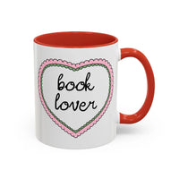Book Lover Coffee Mug with Heart - BIG FRENCHIES