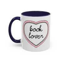 Book Lover Coffee Mug with Heart - BIG FRENCHIES