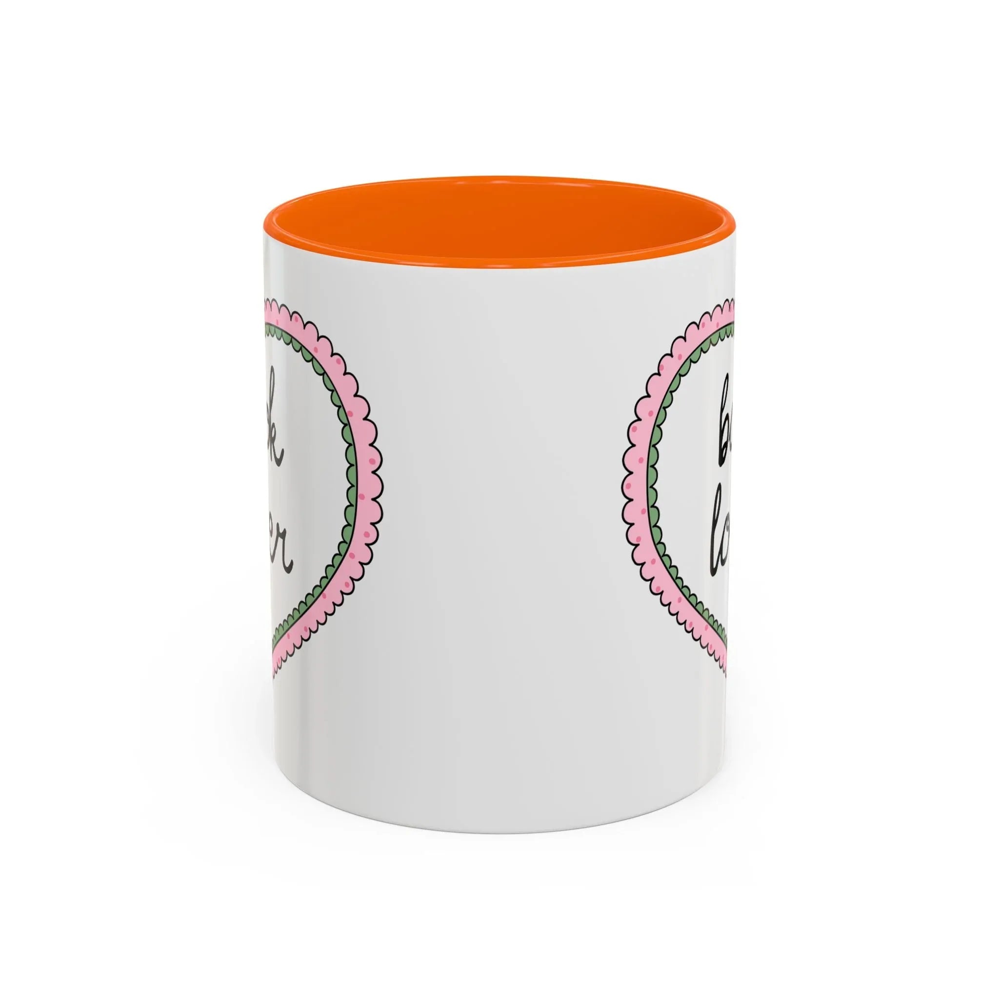 Book Lover Coffee Mug with Heart - BIG FRENCHIES