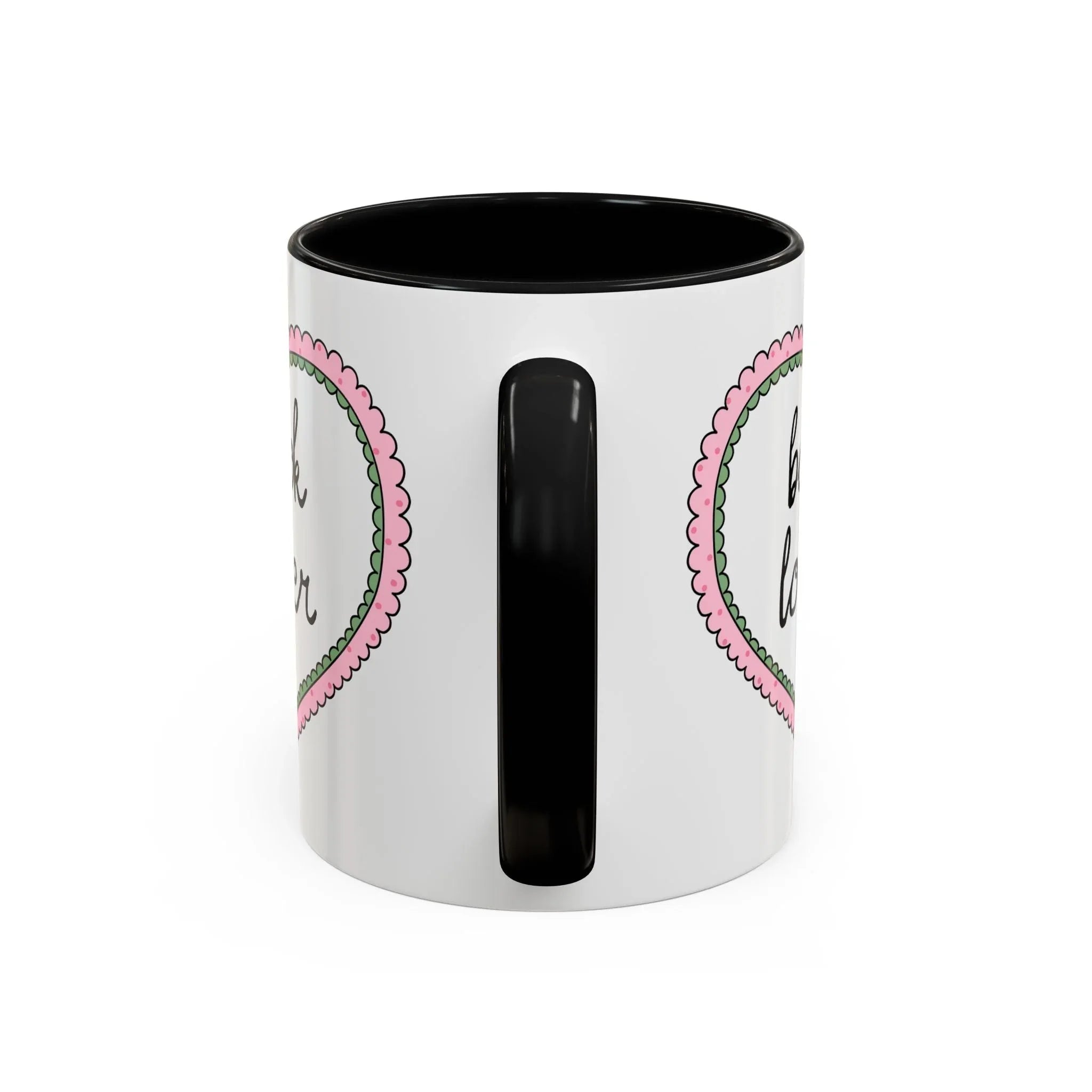 Book Lover Coffee Mug with Heart - BIG FRENCHIES