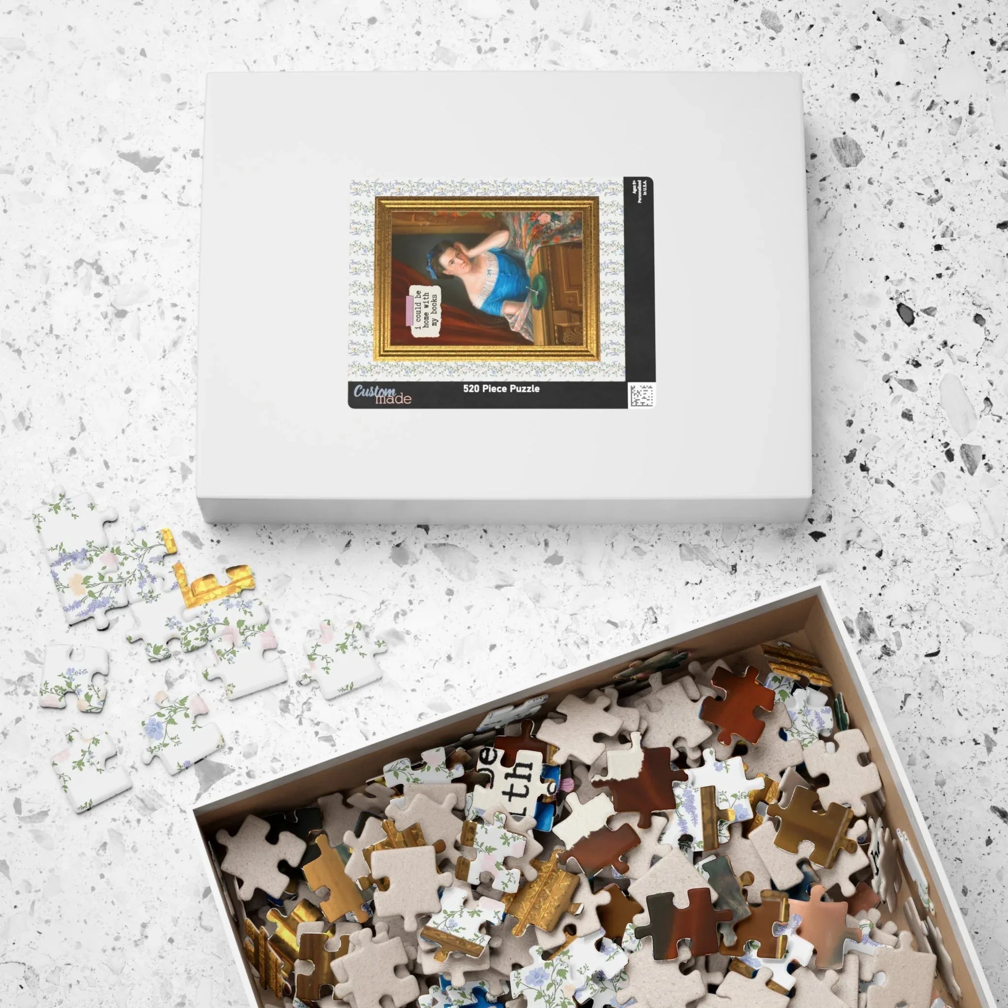Book Lover Puzzle for Romance Reader - BIG FRENCHIES