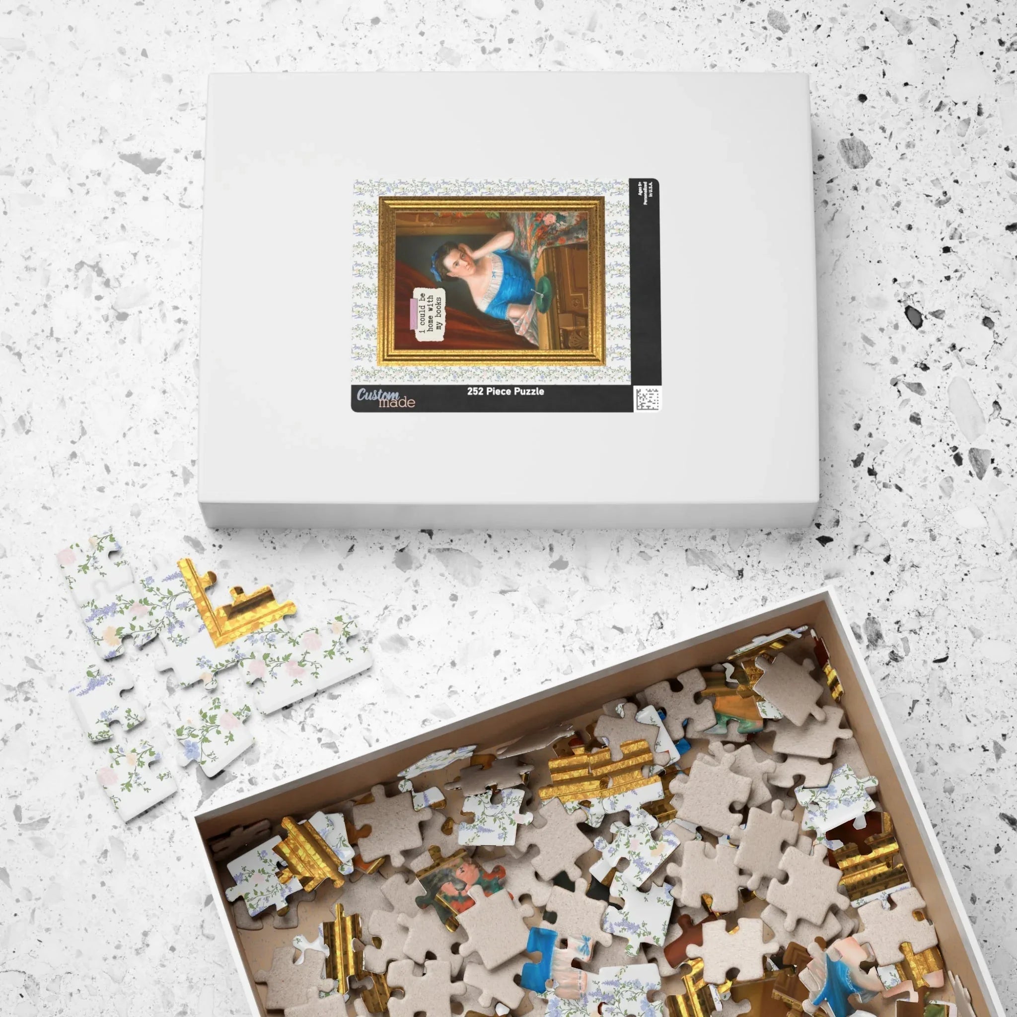 Book Lover Puzzle for Romance Reader - BIG FRENCHIES