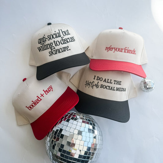 booked + busy - Trucker Hat