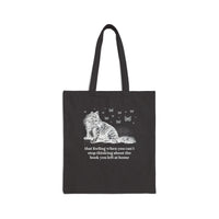 Bookish Cat Lover Tote - BIG FRENCHIES