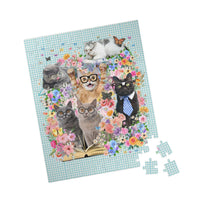Bookish Cat Teacher Puzzle - BIG FRENCHIES