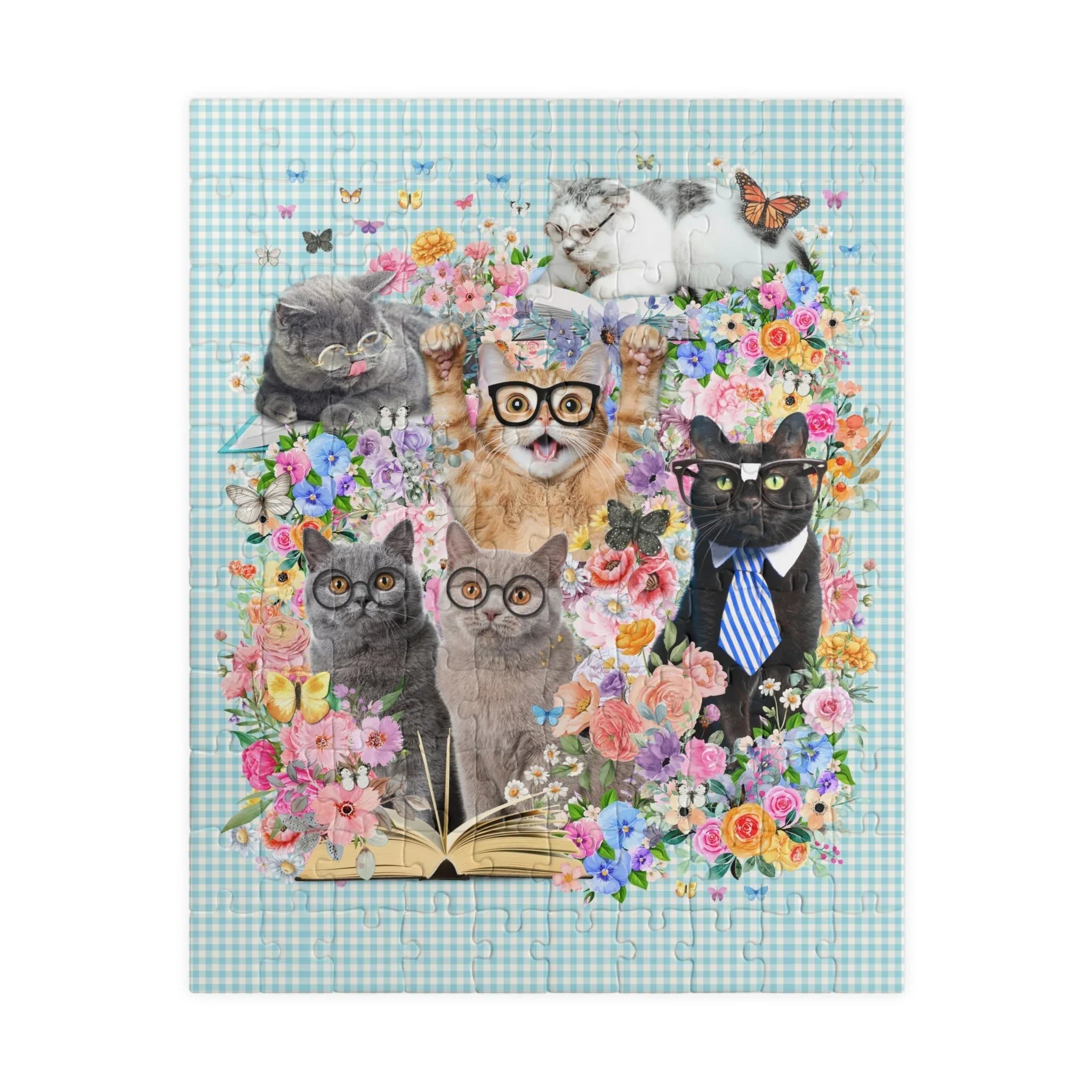 Bookish Cat Teacher Puzzle - BIG FRENCHIES
