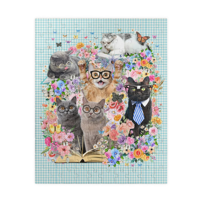 Bookish Cat Teacher Puzzle - BIG FRENCHIES