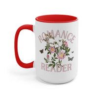 Bookish Floral Coffee Mug for Romance Reader: Vintage Botanical Mug with Butterflies - BIG FRENCHIES