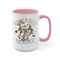Bookish Floral Coffee Mug for Romance Reader: Vintage Botanical Mug with Butterflies - BIG FRENCHIES