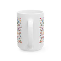 Bookish Folk Art Coffee Mug for Book Lover - BIG FRENCHIES