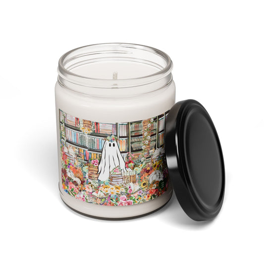 Bookish Ghost Candle