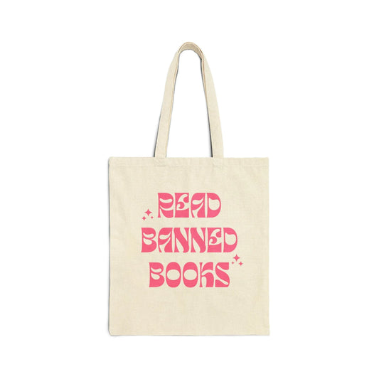 Bookish Groovy Tote Bag for Her: Read Banned Books - BIG FRENCHIES