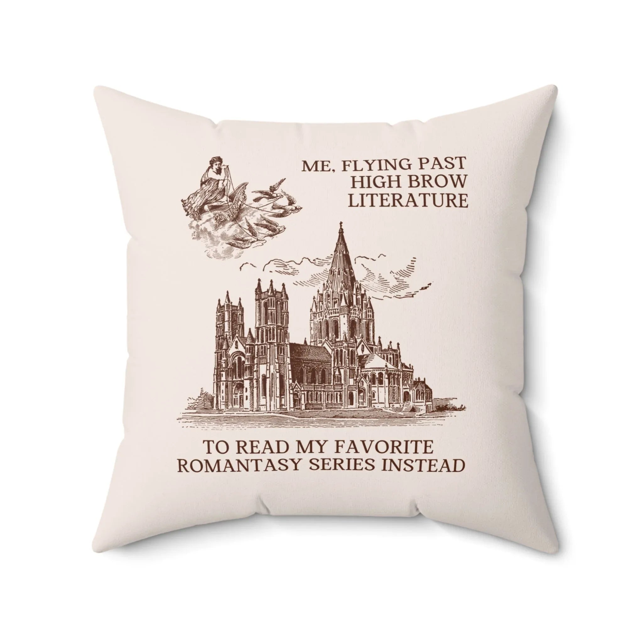 Bookish Pillow for Romance Reader - BIG FRENCHIES