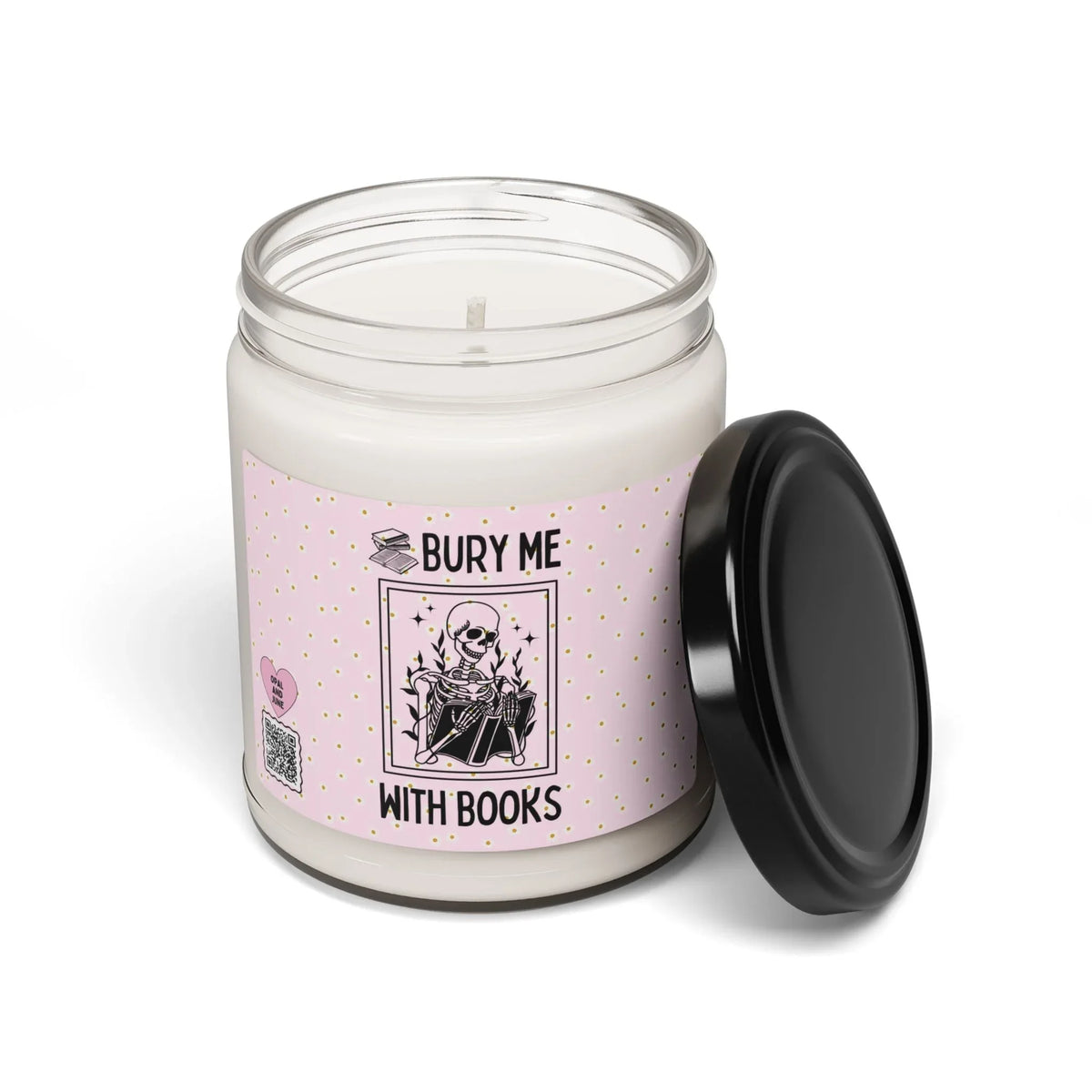 Bookish Skeleton Candle - BIG FRENCHIES