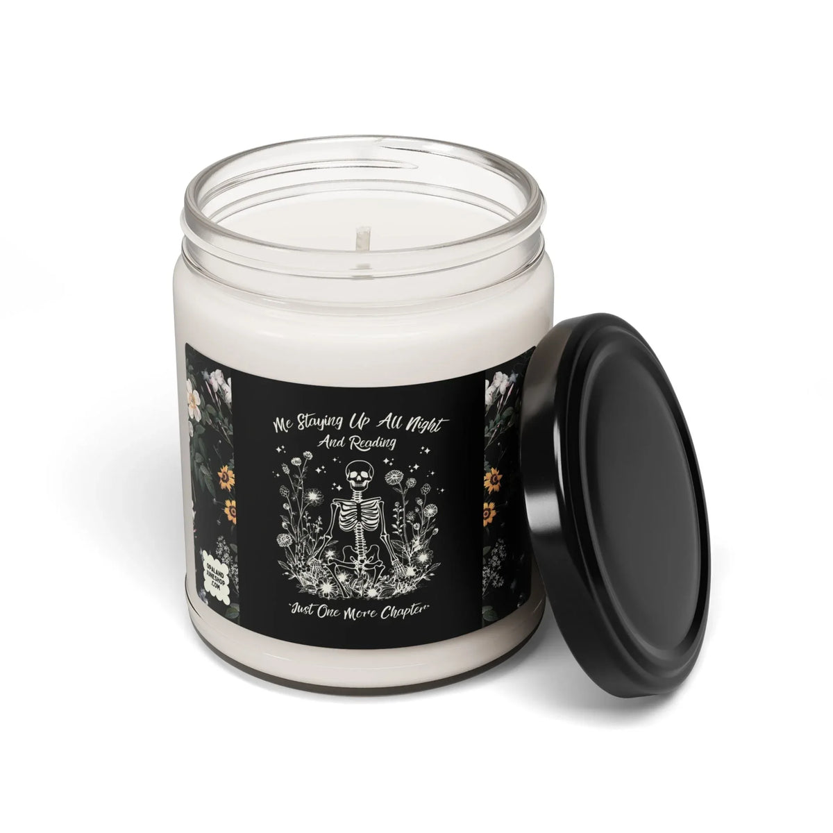 Bookish Skeleton Candle - BIG FRENCHIES