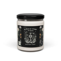 Bookish Skeleton Candle