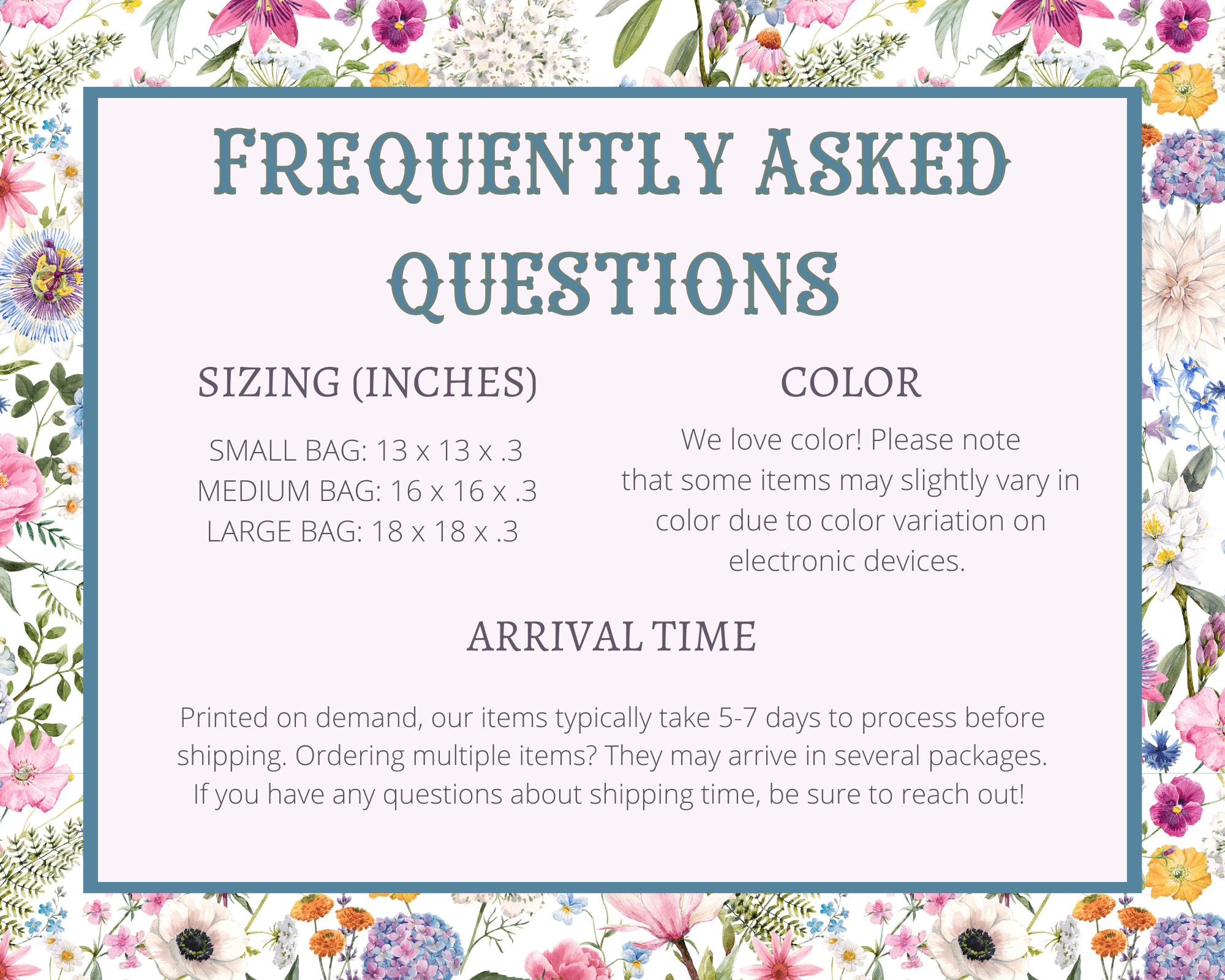 Floral Read Banned Books Tote