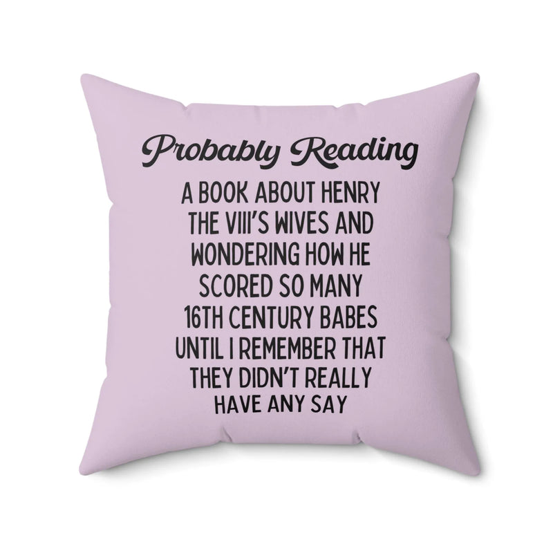Bookish Tudor History Pillow - BIG FRENCHIES