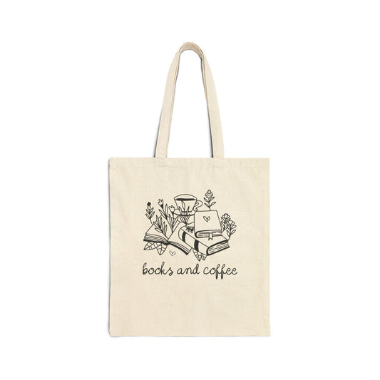 Books and Coffee Tote Bag - BIG FRENCHIES