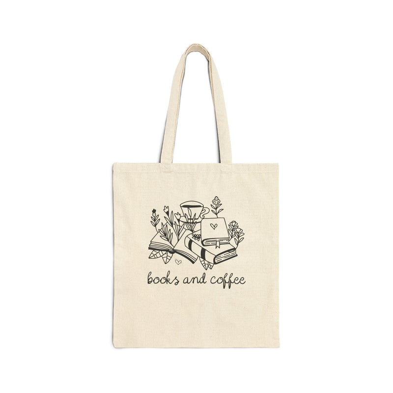 Books and Coffee Tote Bag - BIG FRENCHIES