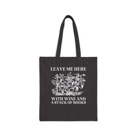 Books and Wine Tote Bag - BIG FRENCHIES