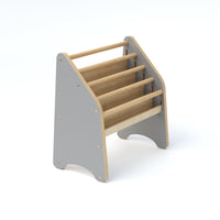 Wooden Montessori Bookshelf White