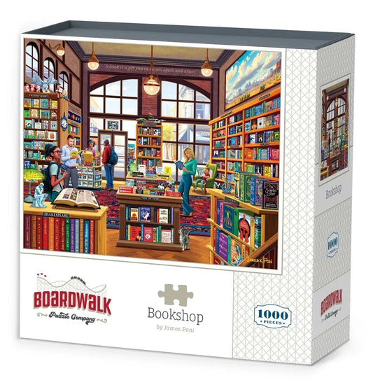 Bookshop 1000 Piece Puzzle by Boardwalk - BIG FRENCHIES
