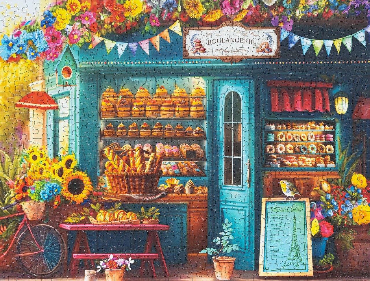 Boulangerie Pastry Shop 500 Piece Jigsaw Puzzle by Springbok Puzzles - BIG FRENCHIES