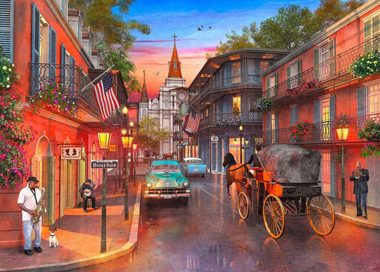 Bourbon Street 1000 Piece Jigsaw Puzzle by Springbok Puzzles - BIG FRENCHIES