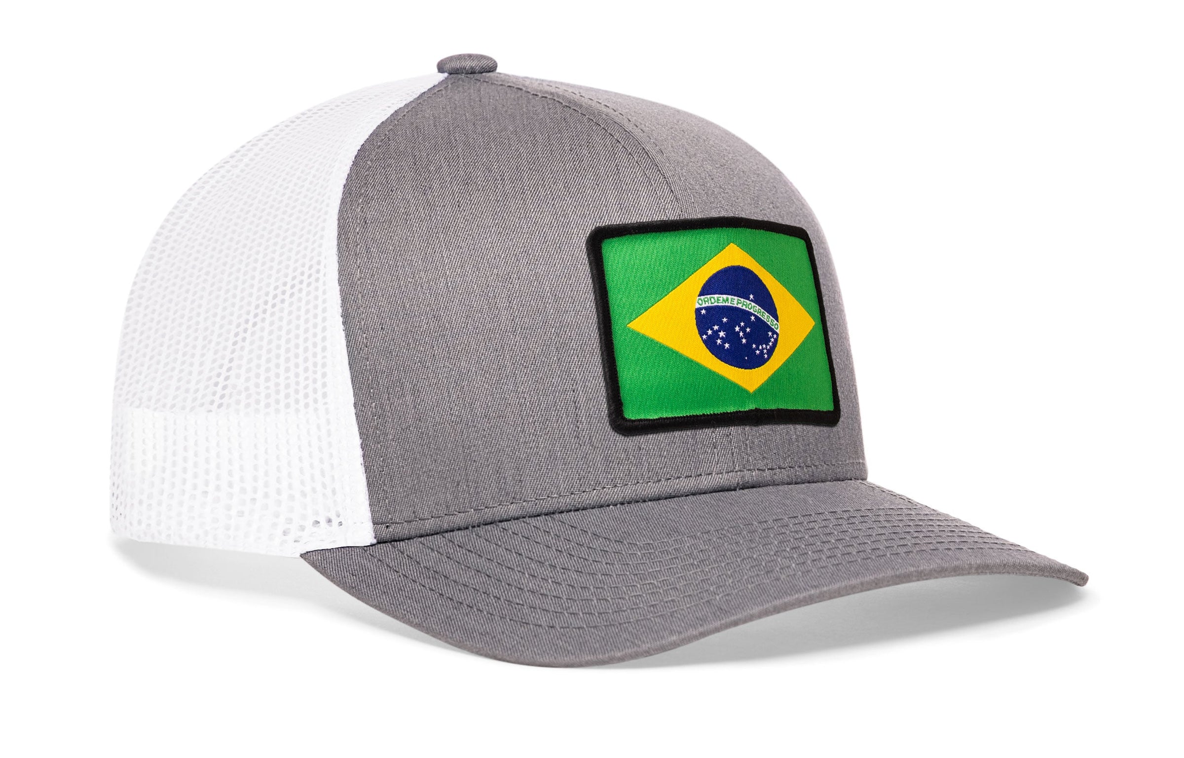 Brazil Flag Trucker Hat  |  Brazilian Snapback