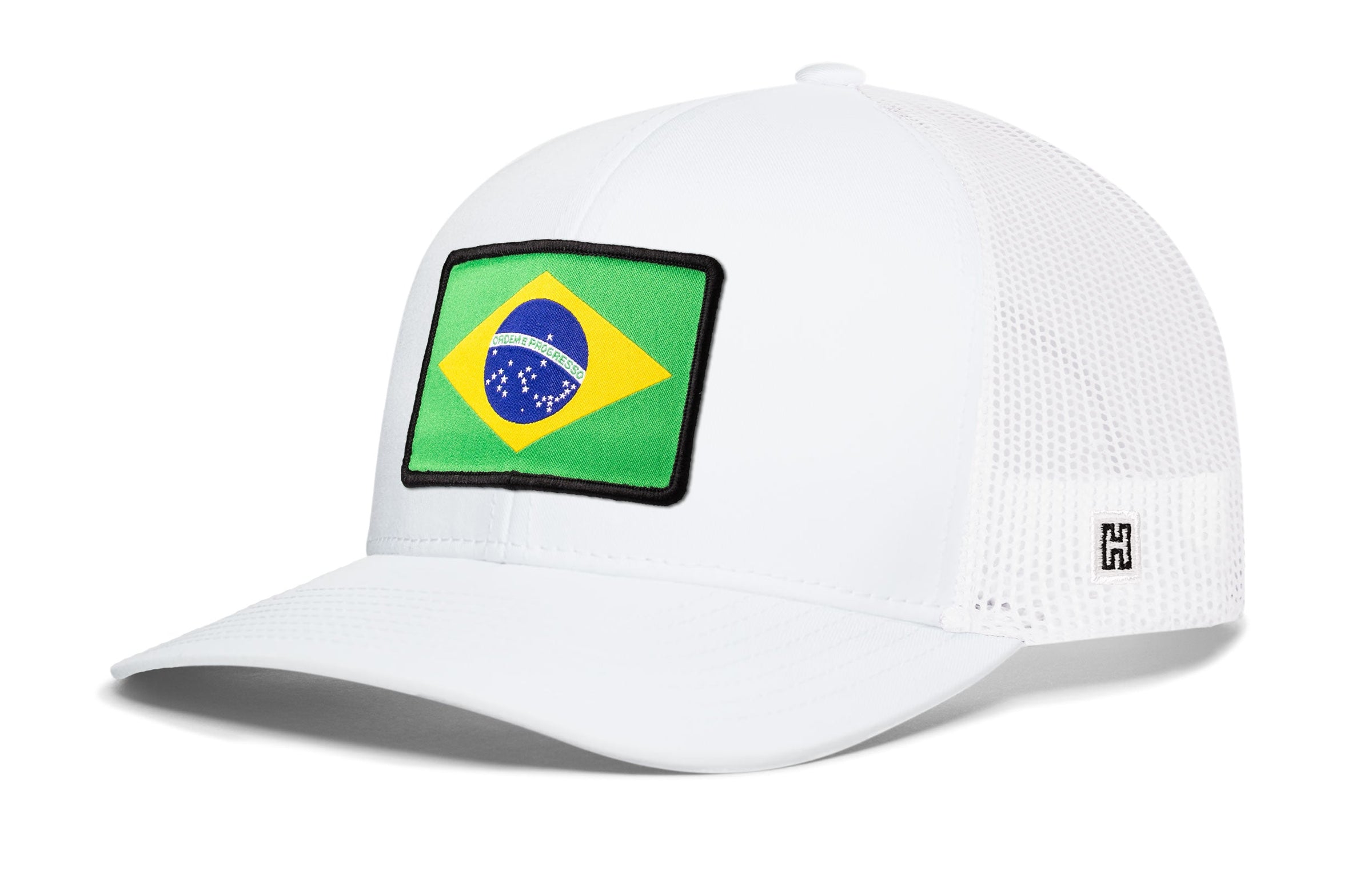 Brazil Flag Trucker Hat  |  Brazilian Snapback