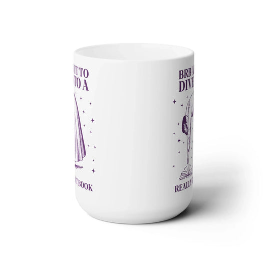 BRB About to Dive Into a Really Great Book Coffee Mug - BIG FRENCHIES