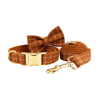 Personalized Classic Brown Plaid Classic Set