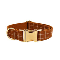 Personalized Classic Brown Plaid Classic Set