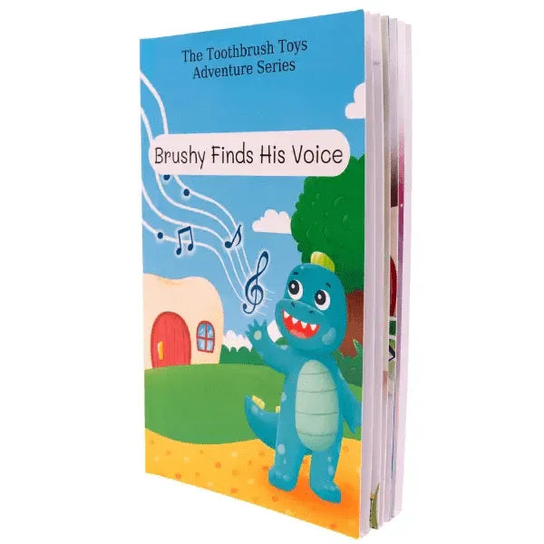 Brushy Finds His Voice Storybook by Toothbrush Toys - BIG FRENCHIES