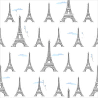 Paris Eiffel Tower Zippered Romper