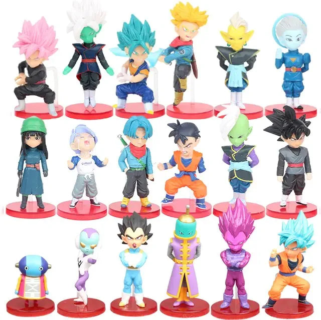 18pcs/Set Dragon Ball Z Figure Collectable Model Doll Toys Kids Gifts - # BOT&G522610001 - BIG FRENCHIES