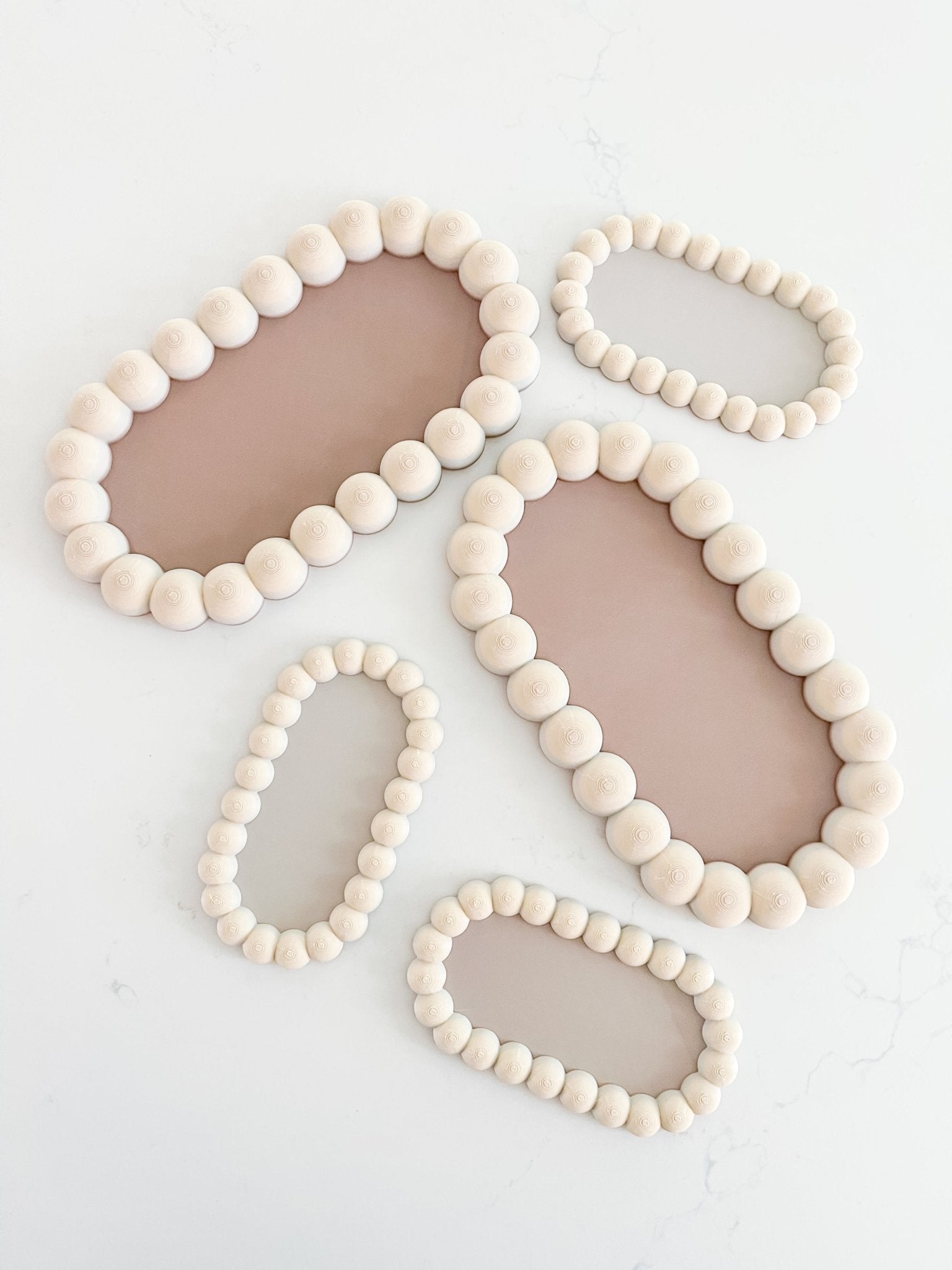 Bubble Tray in Clay