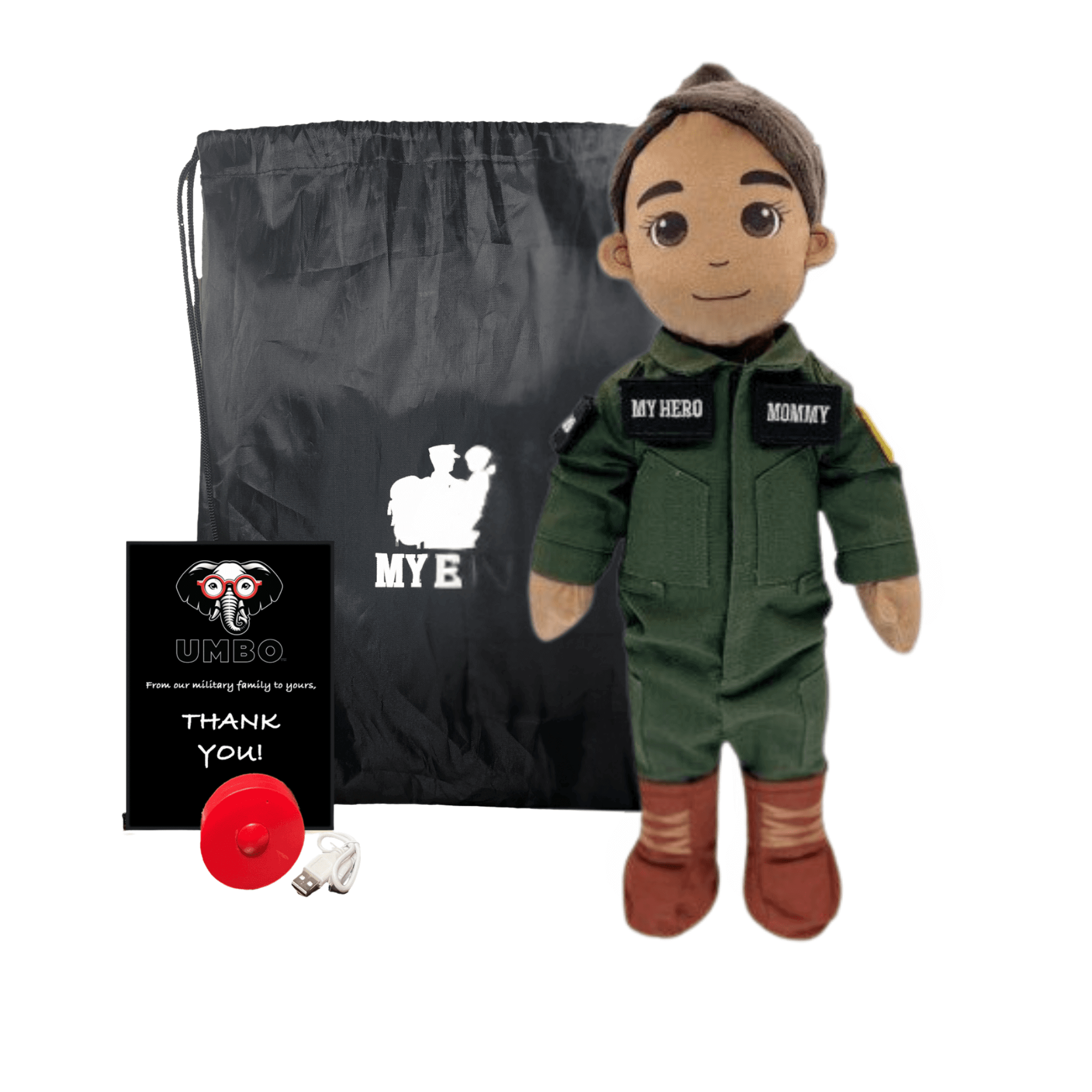 My Hero™ Flight Suit Pilot Daddy Doll | Recordable Plush