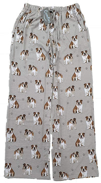 Bulldog Pajama Bottoms - Unisex