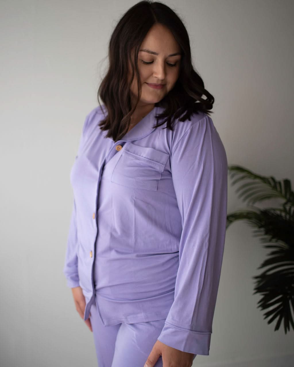 Wisteria | Adult Button Pajama Top