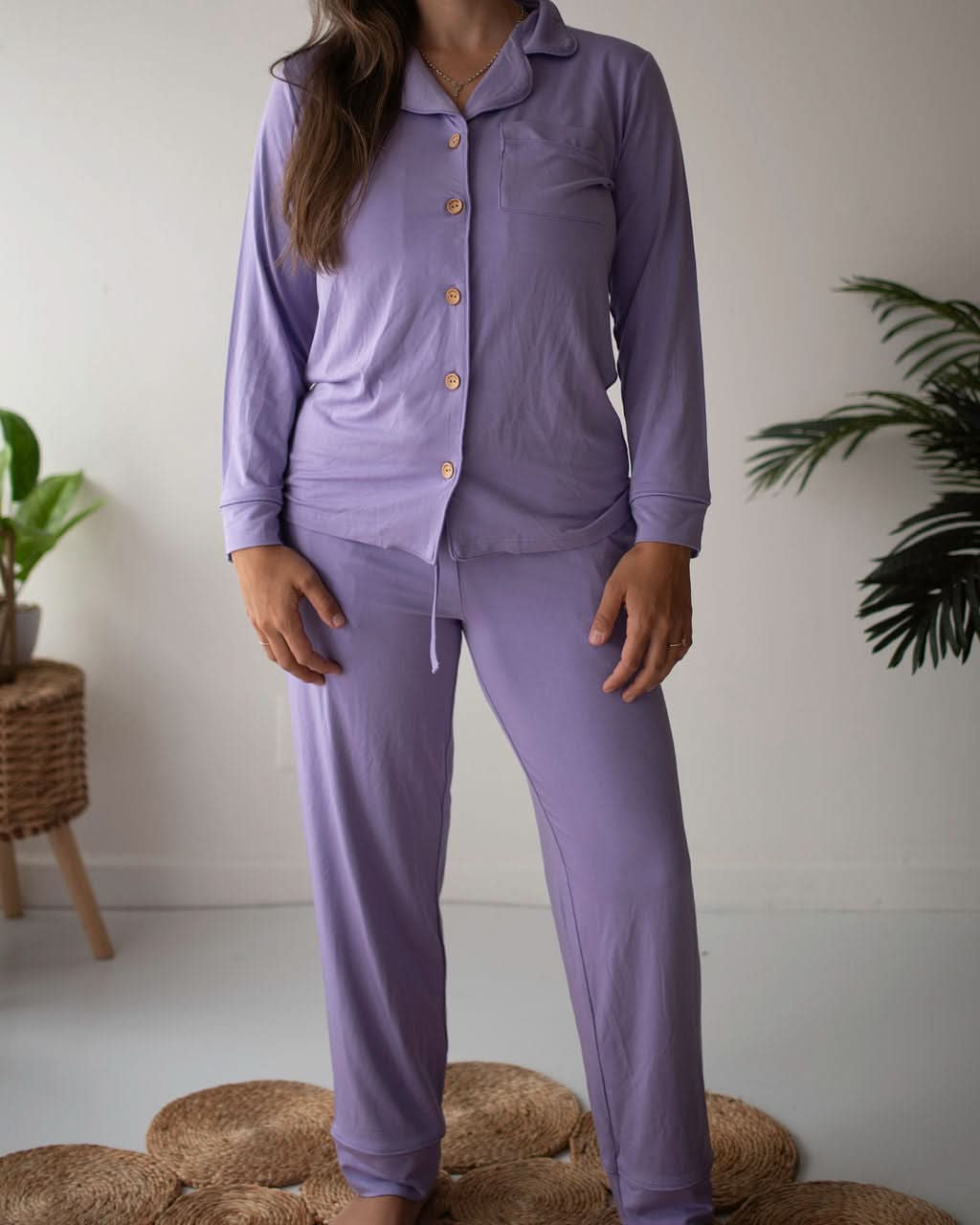 Wisteria | Adult Button Pajama Top